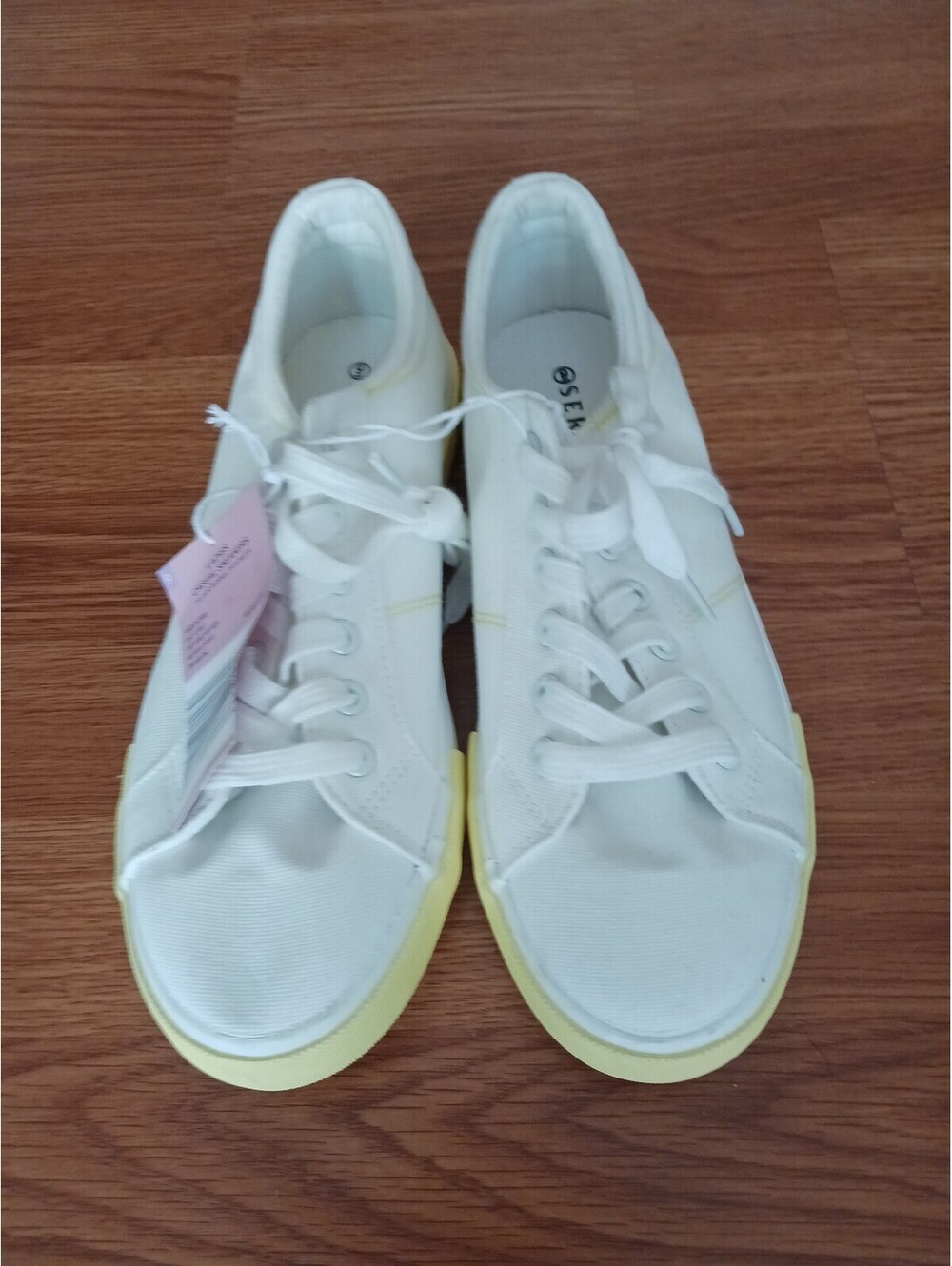 Serra Women's  White  And Yellow  Sneakers  Size  9